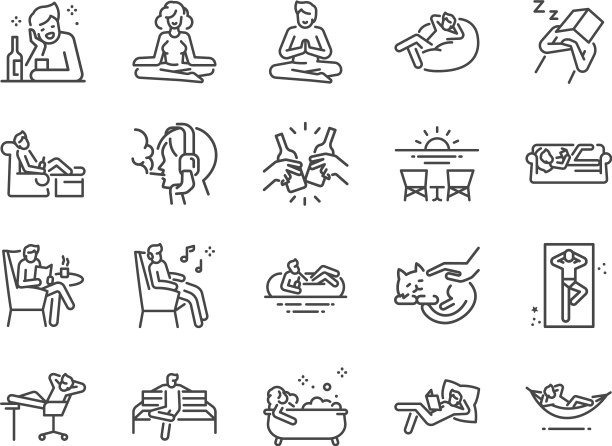 放松线图标设置图片下载