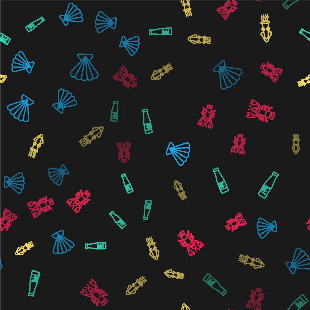 套线扇贝海贝酱瓶章鱼图片下载