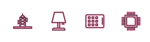 设线形天线、平板台灯及图片下载