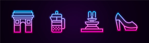 设线凯旋门法式压水机图片下载