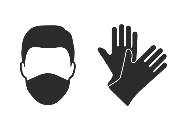 口罩和手套图片下载