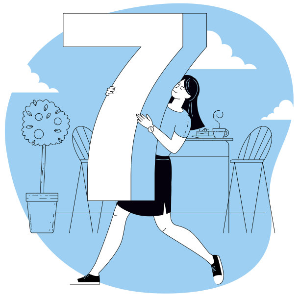 人们每人拿着一个数字站着图片下载