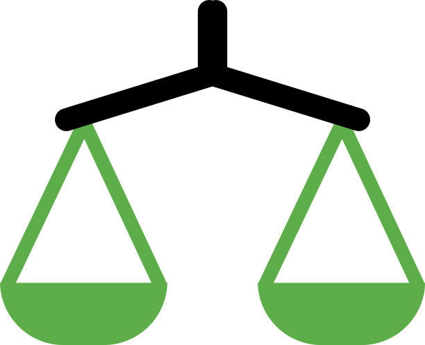 白色背景上的商务比例尺图片下载