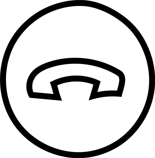 在白色背景下拒绝电话图片下载