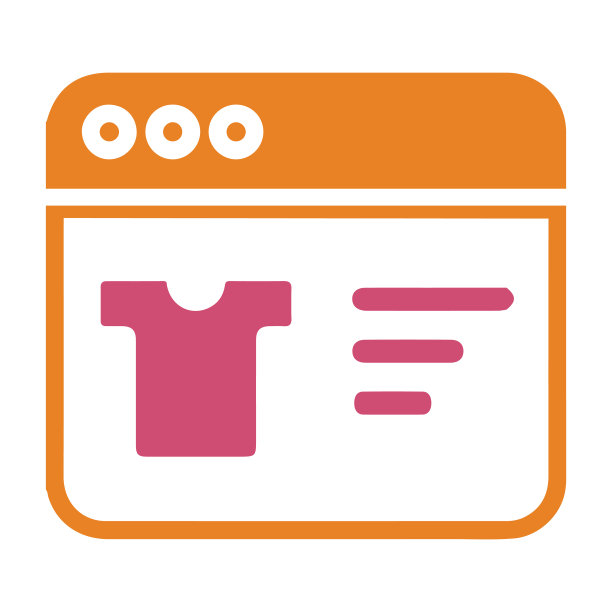 时尚，商店，服装，电子商务，网站图标图片下载