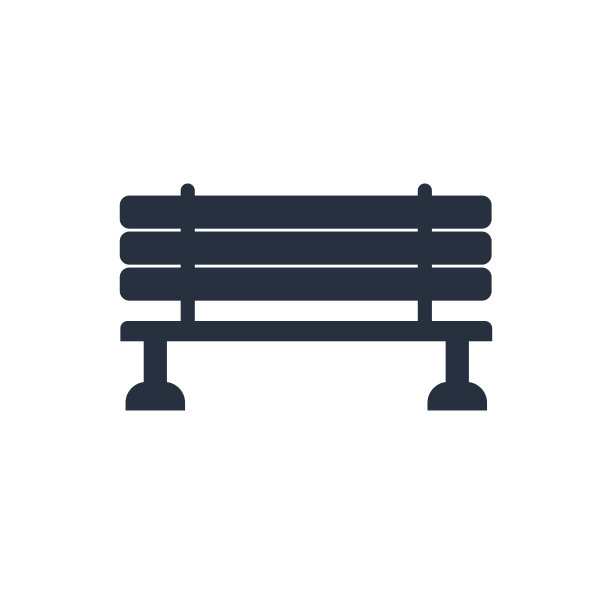 户外装饰的城市公园。图片下载