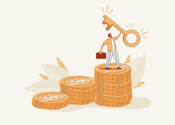 商业成功的钥匙，找到楼梯秘密的钥匙或实现事业目标的概念，商人赢家走到顶端图片下载