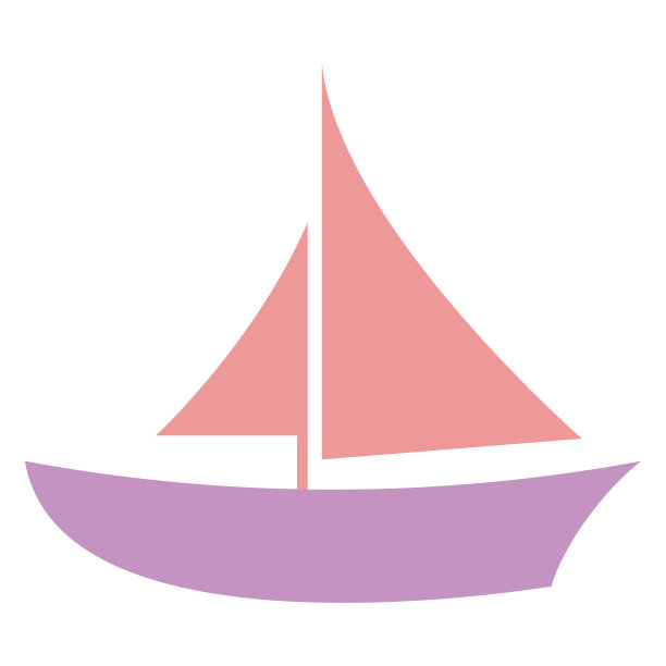 帆船图标设计矢量图片下载