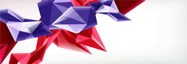 三维三角形和金字塔抽象图片下载