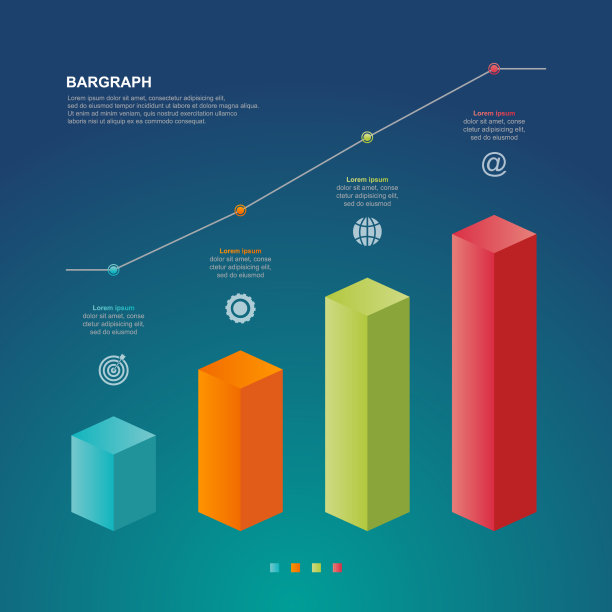 柱状图图表统计业务图片下载