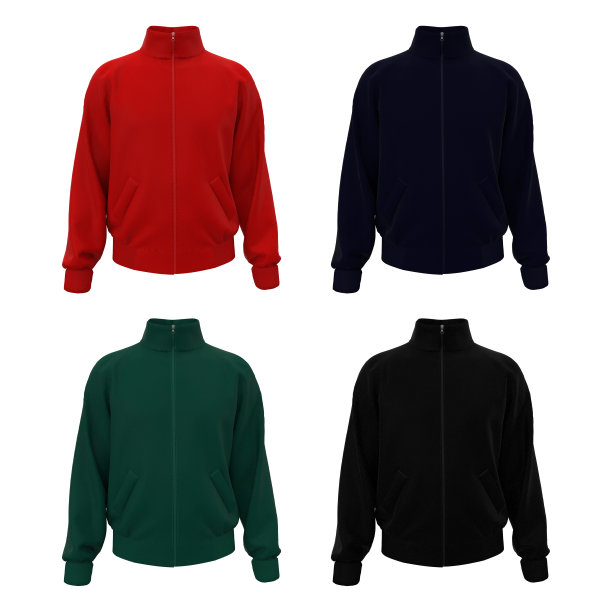 空白的运动服顶部模型图片下载