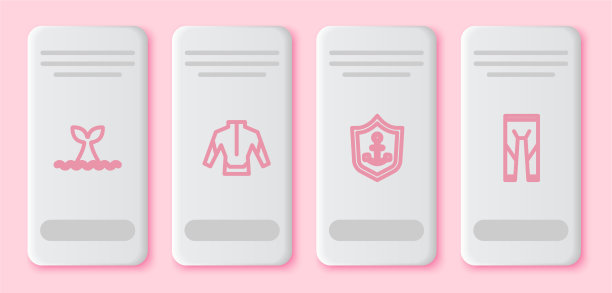 在海浪潜水服锚上放鲸尾线图片下载