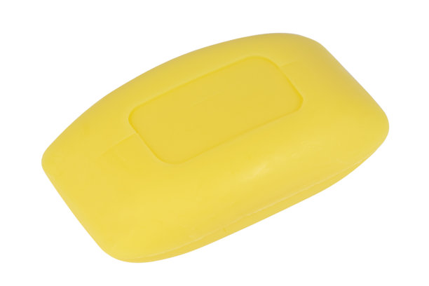 白色背景上的肥皂条图片下载