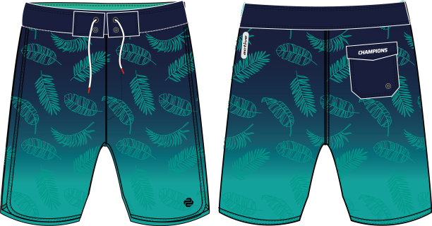 滑板短裤设计概念模板游泳短裤图片下载