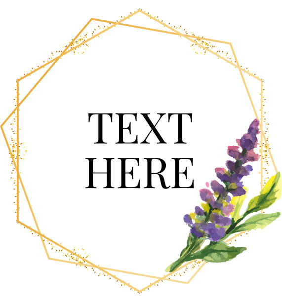 美丽的卡片与水彩花束图片下载