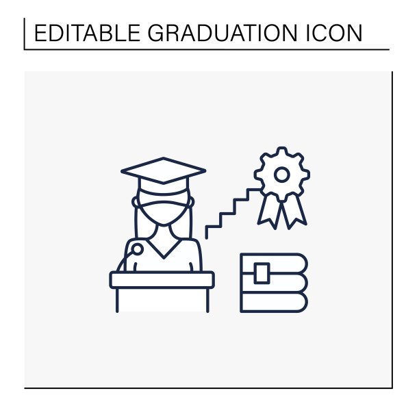 学术生涯线图标图片下载
