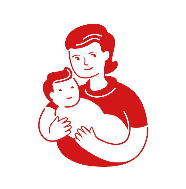 妈妈爱的拥抱小婴儿母亲节图片下载