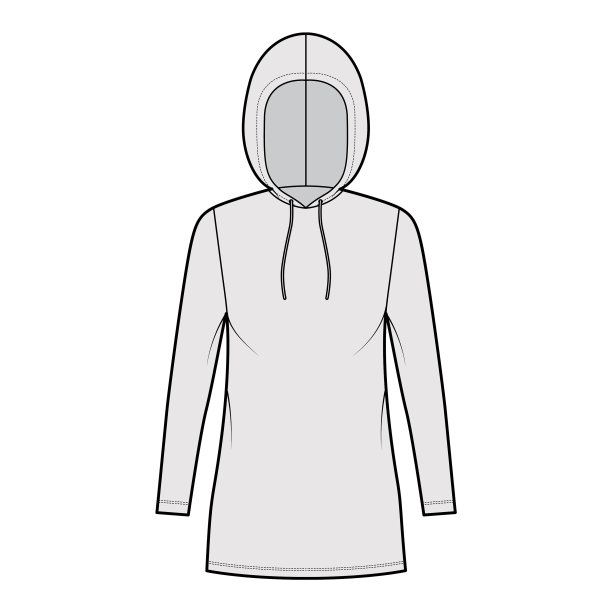 连帽衫服装的技术与时尚图片下载