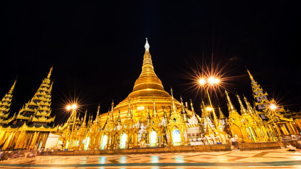 缅甸仰光大金塔图片下载