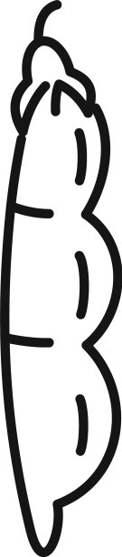 豌豆图标轮廓样式图片下载