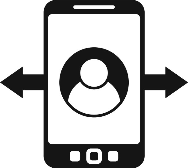 手机网络营销图标风格简单图片下载