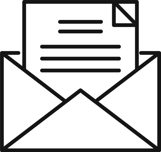 税务邮件图标轮廓样式图片下载