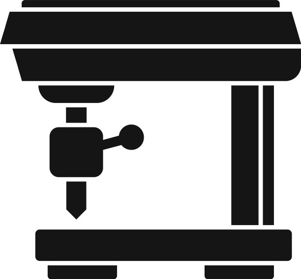 电脑铣床图标样式简单图片下载