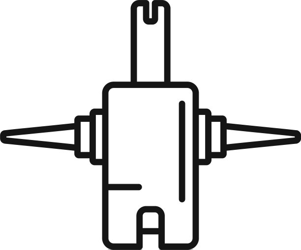 轮胎配件支架图标轮廓风格图片下载