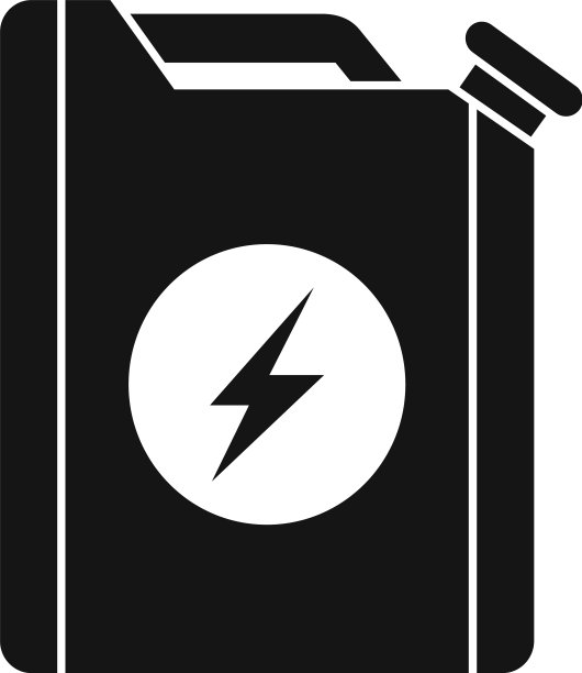 混合动力汽车燃料罐图标图片下载