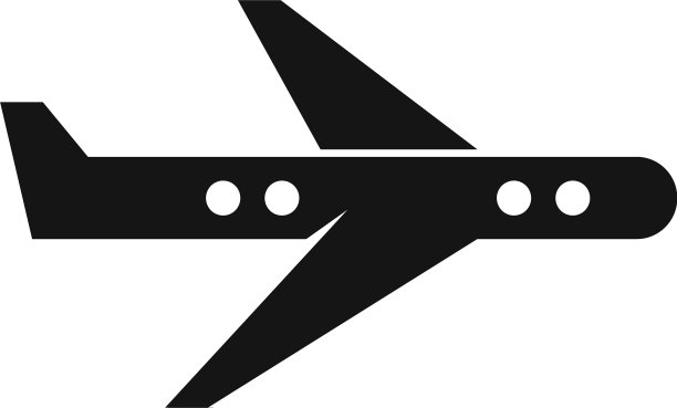 旅游平面图标简约风格图片下载