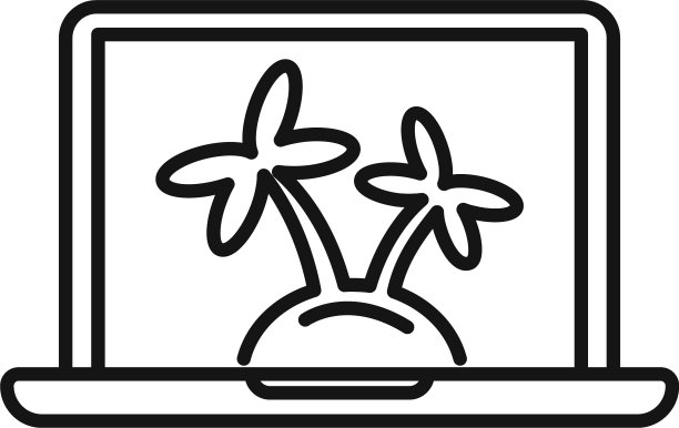 旅行旅行图标轮廓风格图片下载