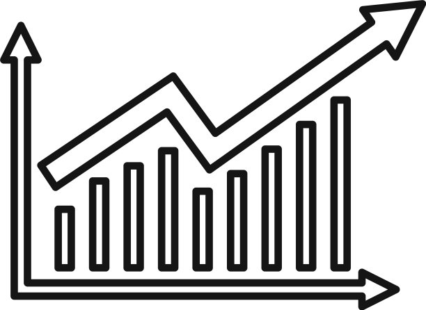 危机柱状图图标轮廓样式图片下载