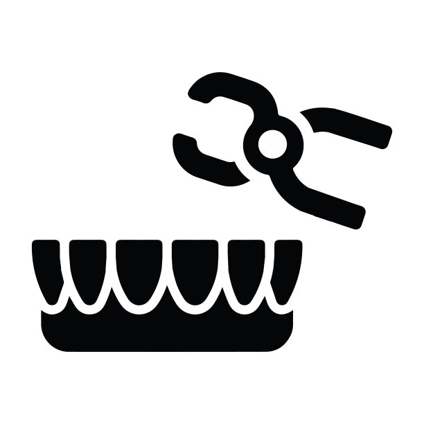 牙科，拔牙，牙龈，外科手术，牙齿，牙齿图标图片下载