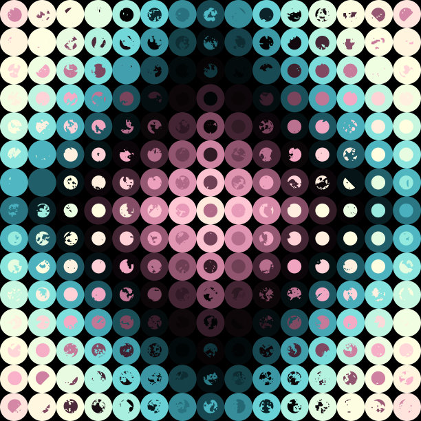 几何抽象图案在低聚风格。图片下载