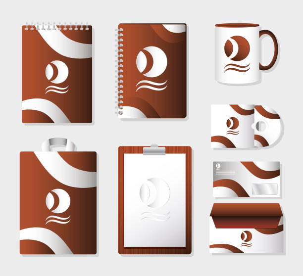 笔记本和设置品牌图标图片下载