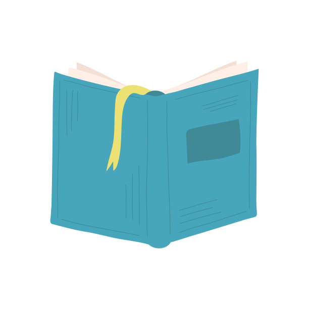 亮蓝色精装儿童书图片下载