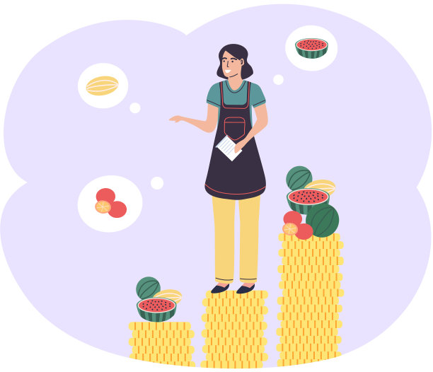 成功的农民是站在硬币堆上的图片下载