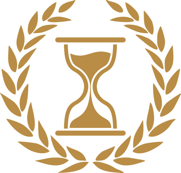 沙漏小麦标志设计图片下载