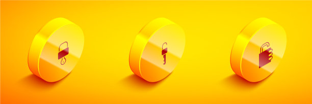 设置等距锁和钥匙解锁和安全图片下载