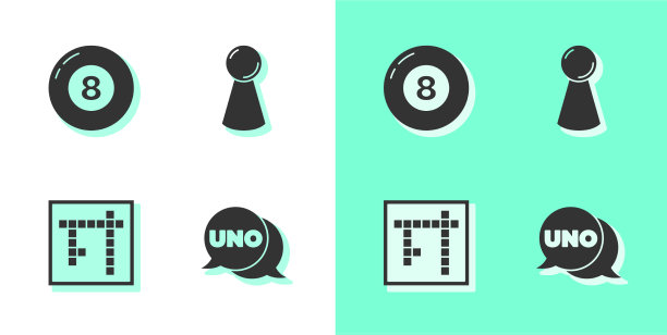 Set uno纸牌游戏台球台球图片下载