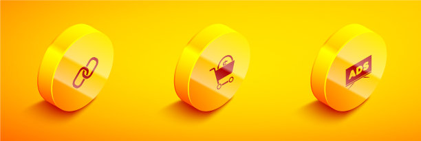 设置等距链扣购物车和美元图片下载