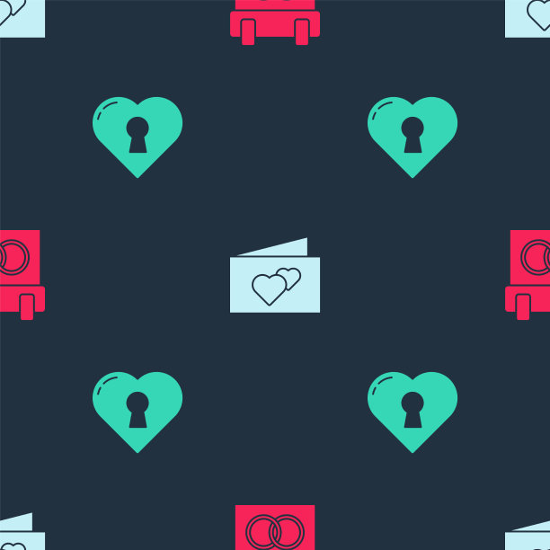 设置日历贺卡和带钥匙孔的心图片下载