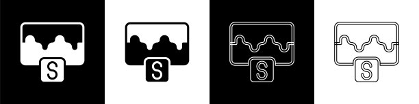 设置音乐波均衡器图标隔离在黑白背景。声波。音频数字均衡器技术，控制台面板，脉冲音乐。向量图片下载