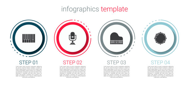 设置三角钢琴麦克风和旋钮水平图片下载