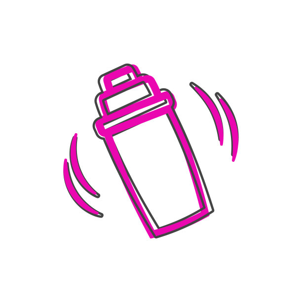 矢量振动筛图标上的卡通风格的运动员在白色孤立的背景。图层分组便于编辑插图。为你的设计。图片下载