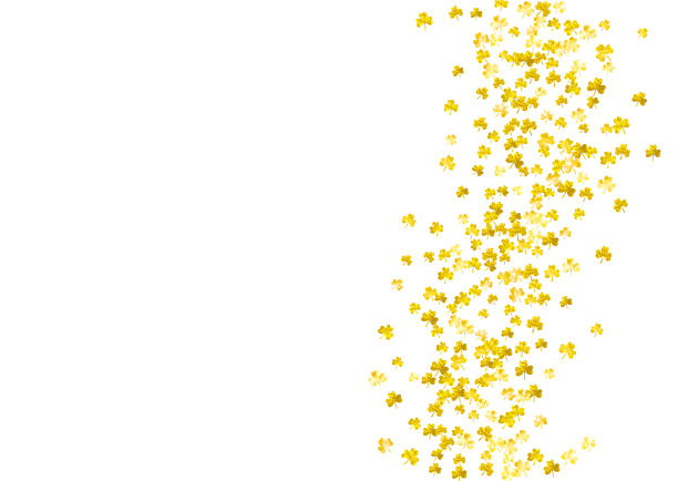 三叶草背景的圣帕特里克节图片下载