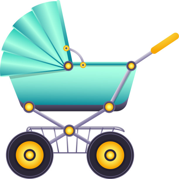 马车图标卡通风格图片下载