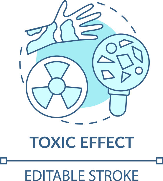 毒性效应概念图标图片下载