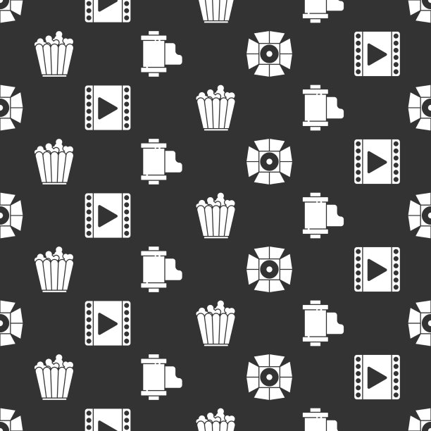 设置电影聚光灯播放视频爆米花盒图片下载