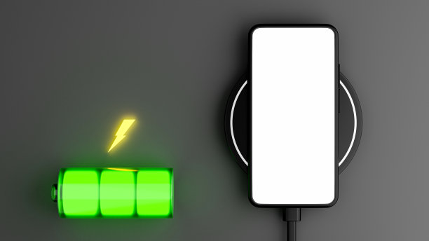 3d渲染的智能手机与无线充电器为您的模型设计图片下载